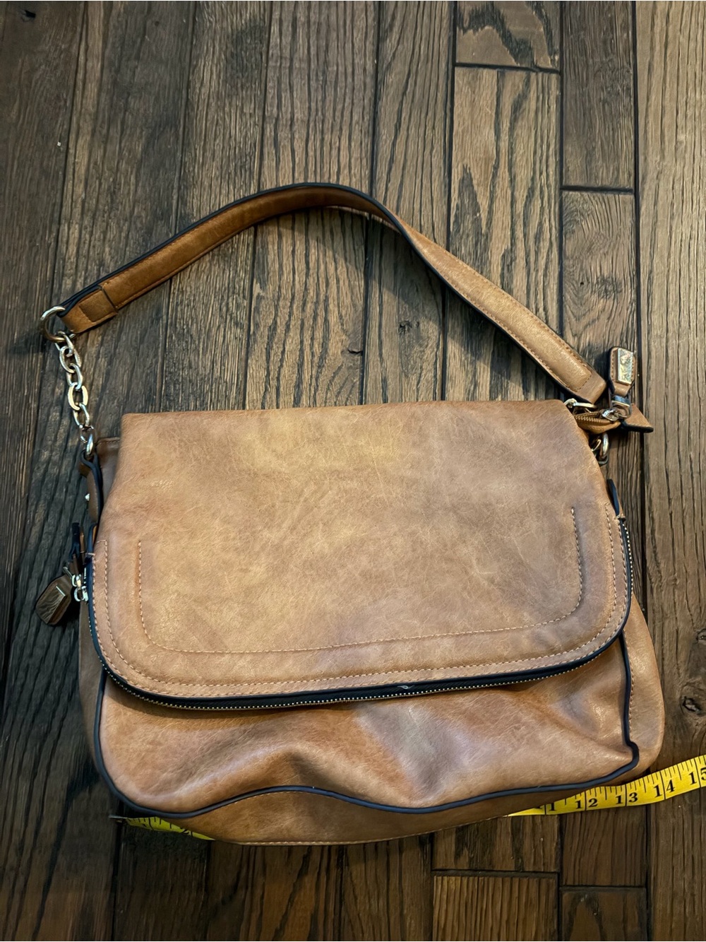 NWOT Urban Expressions Brown Maisy Vegan Leather Purse!  NEVER USED